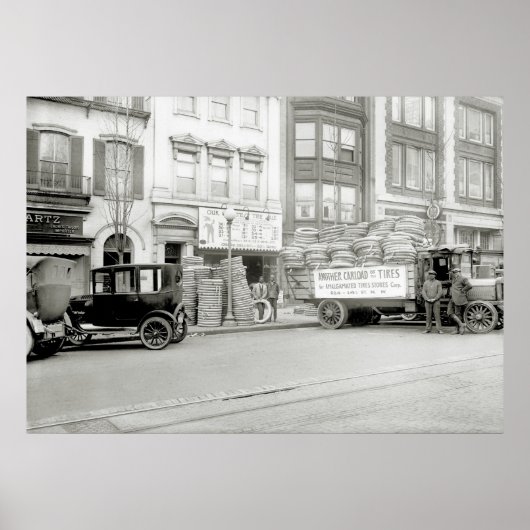 Poster Old Tire Store, 1921 (Devant)