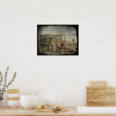 Poster Old Tractor (Cuisine)