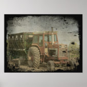 Poster Old Tractor (Devant)