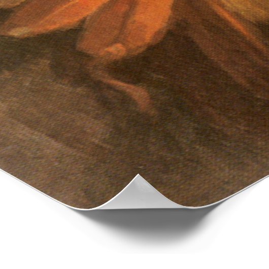 Poster Old War Bonnet par Joseph Henry Sharp (Coin)