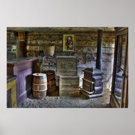 POSTER OLD WEST CHINESE STORE (Devant)