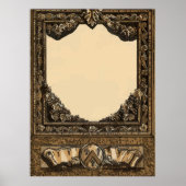 Poster Old Wine Étiquette Ajouter un texte (Devant)