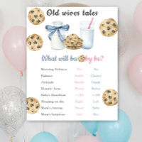 Old Wives Tales Gender Reveve Board