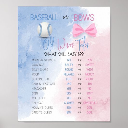 Poster Old Wives Tales Genre révéler (Devant)