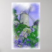 Poster Olde Cape Cod Windmill Oil Print (toile standard) (Devant)
