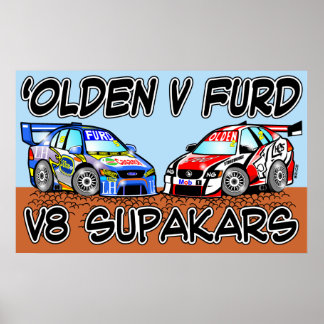 Poster Olden v Furd V8 SupaKars