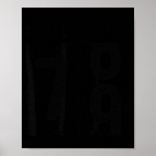 Poster Oldometer 79e anniversaire drôle rétro faisant 79