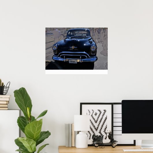 Poster Oldsmobile 1950 (Bureau à domicile)