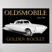 Poster Oldsmobile Golden Rocket (Devant)