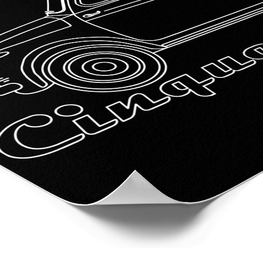 Poster Oldtimer Fiat Cinquecento (Coin)