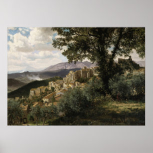 Poster Olevano (1856-57) Albert Bierstadt