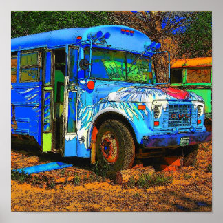 Poster Ol'hippy Bus