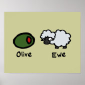 Poster Olive Ewe (Devant)