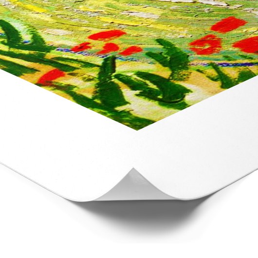 Poster Olive Grove par Vincent Van Gogh (Coin)