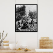 Poster Olive Harvest Palestine 1886 (Cuisine)