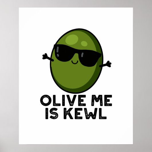 Poster Olive Me Est Le Cool Kewl Pun Olive (Devant)
