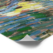 Poster Olive Trees par Vincent van Gogh (Coin)