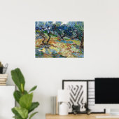 Poster Olive Trees par Vincent van Gogh (Bureau à domicile)