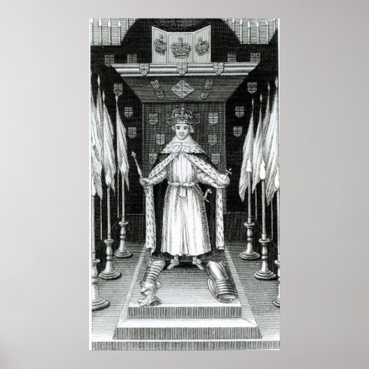 Poster Oliver Cromwell debout dans l'état; (Devant)