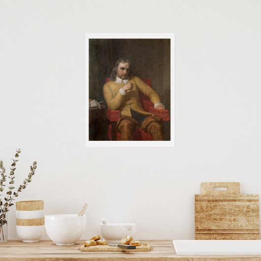 Poster Oliver Cromwell par Charles Lucy (Cuisine)