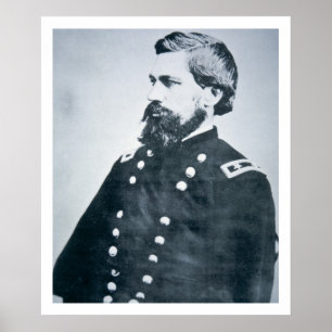 Poster Oliver Otis Howard (b/w photo)