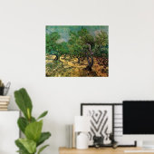 Poster Oliveraie par Vincent van Gogh (Bureau à domicile)