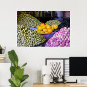 Poster Olives Et Citron Au Marché (Bureau à domicile)