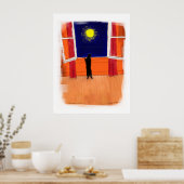 Poster Olivia et Window (Cuisine)