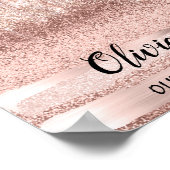 Poster Olivia Name Meaning Birthday 16th Bridal Rose (Coin)