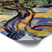 Poster Oliviers aux Alpilles par Vincent van Gogh (Coin)