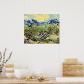 Poster Oliviers aux Alpilles par Vincent van Gogh (Cuisine)