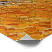 Poster Oliviers, Ciel Jaune et Soleil, Vincent van Gogh (Coin)