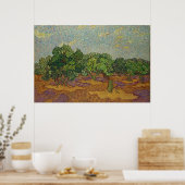 Poster Oliviers, Van Gogh (Cuisine)