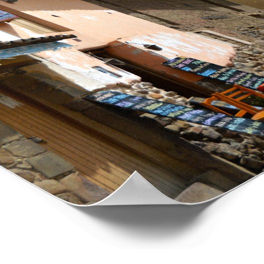 Poster Ollantaytambo, Pérou, rue du Musée (Coin)