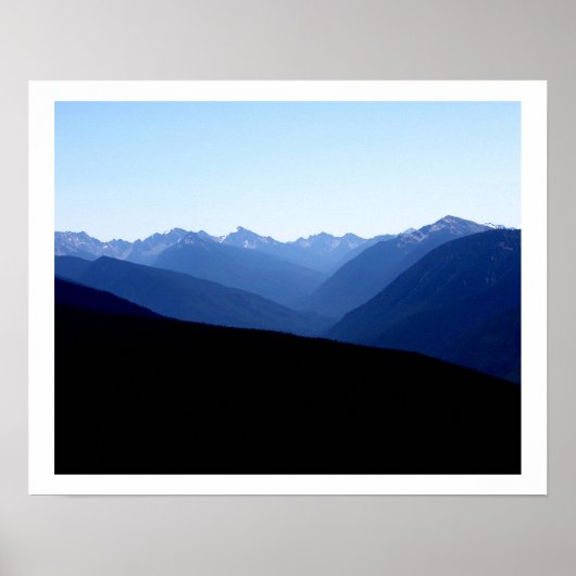 Poster OLMPIC NATL PARK-Washington-Blue Mts. (Devant)