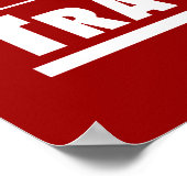 Poster Ologiste de tracteur RED (Coin)