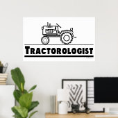 Poster Ologiste du tracteur (Bureau à domicile)