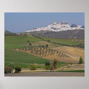 Poster Olvera, Andalousie, Espagne