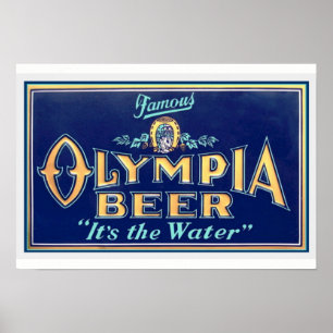  Poster Olympia Beer 13 x 19