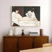 Poster Olympia Edouard Manet Classique Peinture Française