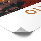 Poster Olympia Grèce Imprimer Voyage (Coin)