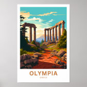 Poster Olympia Grèce Imprimer Voyage (Devant)