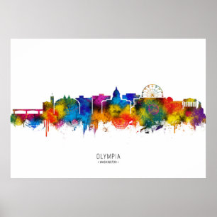 Poster Olympia horizon de Washington