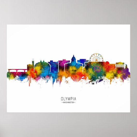 Poster Olympia horizon de Washington (Devant)