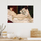 Poster Olympia par Edouard Manet (Cuisine)