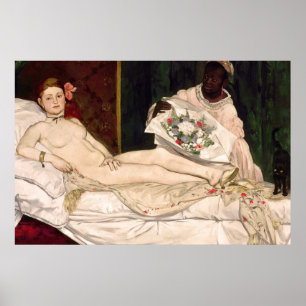 Poster Olympia par Edouard Manet
