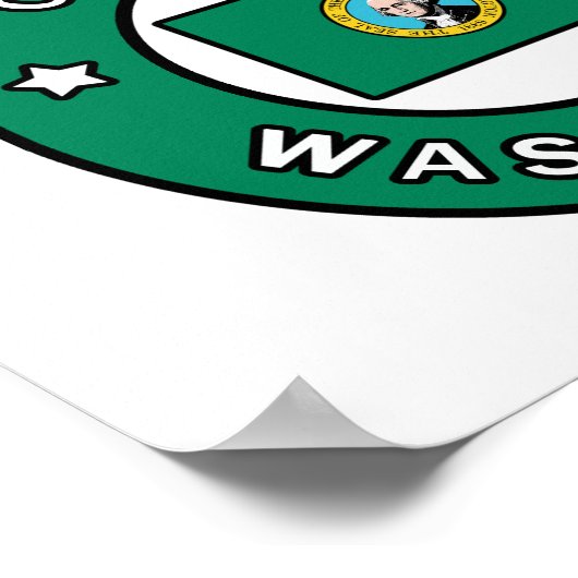 Poster Olympia Washington (Coin)