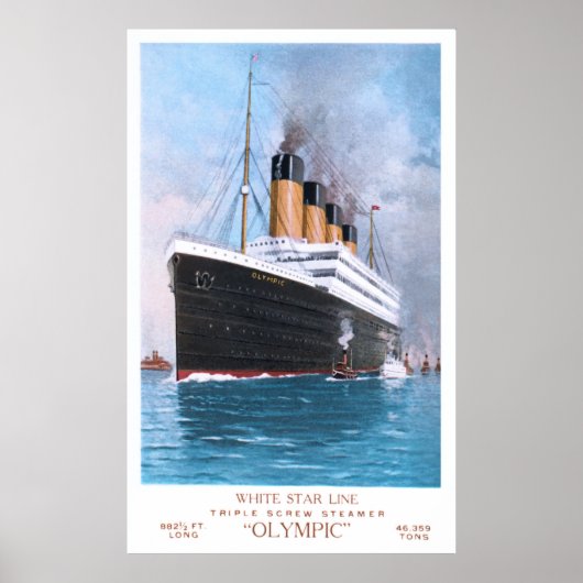 Poster Olympique de l'étoile blanche (Devant)