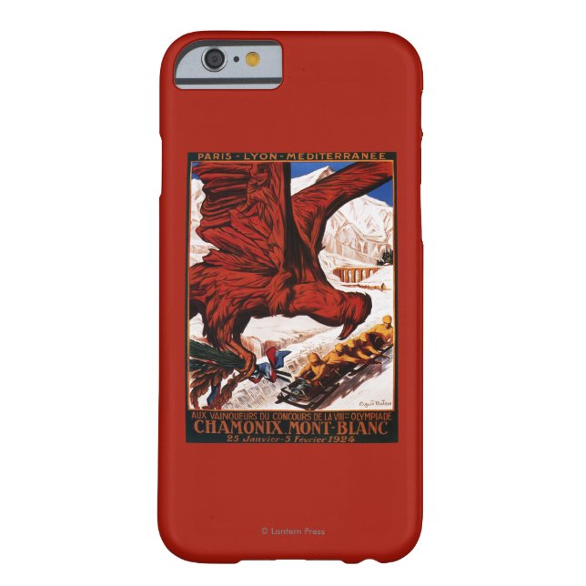 poster Olympische Winterspelen 1924 Case-Mate iPhone Case (Achterkant)
