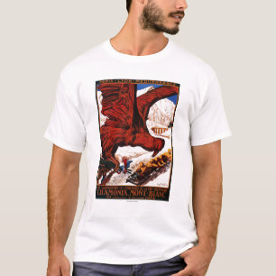 poster Olympische Winterspelen 1924 T-shirt